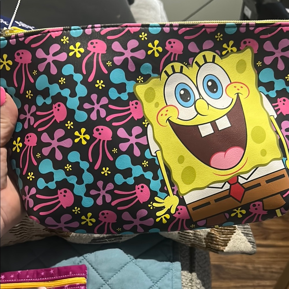Spongebob Squarepants Patterned Pouch - image 1